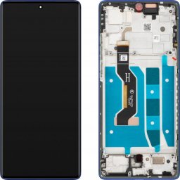 Piese si componente Display cu Touchscreen Motorola Moto G85, cu Rama, Albastru (Cobalt Blue), Service Pack 5D68C24856
