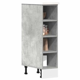 Dulap inferior "Riga", gri beton, 20x44,5x81,5 cm, PAL GartenMobel Dekor
