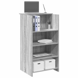 Birou de receptie Gri Sonoma 55x50x103,5 cm Lemn prelucrat GartenMobel Dekor