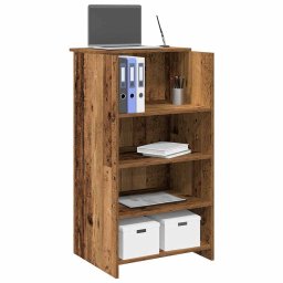 Birou de receptie Lemn vechi 55x50x103,5 cm Lemn prelucrat GartenMobel Dekor