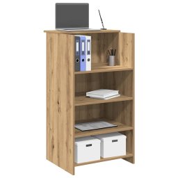 Birou de receptie Stejar Artisan 55x50x103,5 cm Lemn prelucrat GartenMobel Dekor