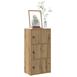 Biblioteca, stejar artizanal, 40x24x77 cm, lemn prelucrat GartenMobel Dekor