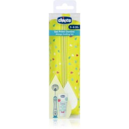 Chicco Always Smiling Set 3y+ set pentru îngrijirea dentară cu sac Tiger 1 buc