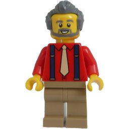 Lego Minifigures hol290 - Proprietar magazin muzica