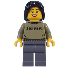 Lego Minifigures Speed sc121 - Pilot Ferrari