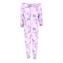 Pijama tip Overall pufoasa Peppa Pig Unicorn