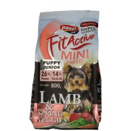 FitActive Originals Puppy & Junior Mini Breed Hypoallergenic Lamb & Spring Veggies (3 tasak ~ 3 x 800 g) 2400 g