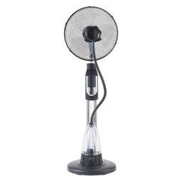 Ventilator Humi Magnum, 70 W, Pale diametru 40 cm, 3 viteze, Telecomanda, Rezervor apa 2 l, Umidificator cu ultrasunete, Timer 7.5 h, Negru