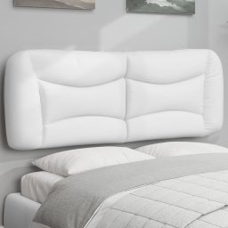 Perna pentru tablie pat, alb, 120 cm, piele artificiala GartenMobel Dekor