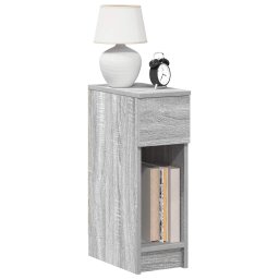 Noptiera cu sertar Gri Sonoma 20x36x60 cm GartenMobel Dekor