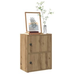 Biblioteca, stejar artizanal, 40x24x52 cm, lemn prelucrat GartenMobel Dekor