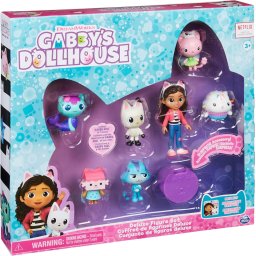 Spin Master Gabby's Dollhouse Deluxe 6060440 - Papusa cu 6 mini figurine