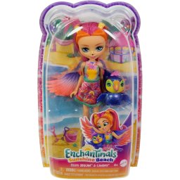 Mattel Papusa Enchantimals HRX83– Trippi Toucan si Canopy
