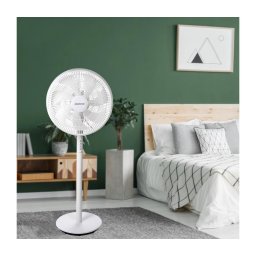 Aigostar - Ventilator de podea 45W/230V, Ø 35 cm, alb