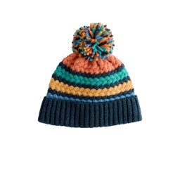 Next Căciulă bleumarin / turcoaz / galben muștar / portocaliu