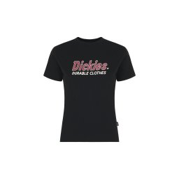 DICKIES Tricou 'Williston' roșu burgundy / negru / alb