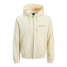 JACK & JONES Hanorac 'JORNorrebro' alb lână