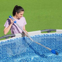 Aspirator de piscina fara fir Bestway Flowclear AquaTech, telescopic
