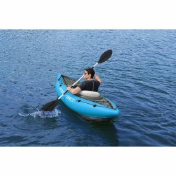 Caiac gonflabil Bestway Hydro-Force pentru 1 persoana, cu vasla si pompa