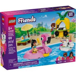 LEGO® Friends 42658 - Petrecere la piscina cu unicornul si flamingo
