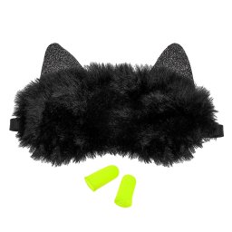 Mască de Dormit 'Sexy Cat Ears' cu Antifoane 3M Somn Liniștit & Odihnitor