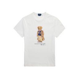 POLO RALPH LAUREN T-Shirt Sscncmslm1-Short Sleeve 710974584001 100 white