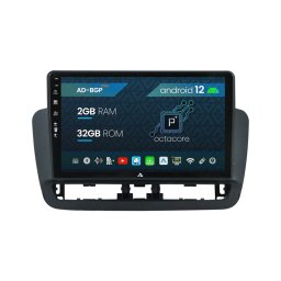 Navigatie Seat Ibiza IV (2014-2017), Android 12, P-Octacore 2GB RAM + 32GB ROM, 9 Inch - AD-BGP9002+AD-BGRKIT062