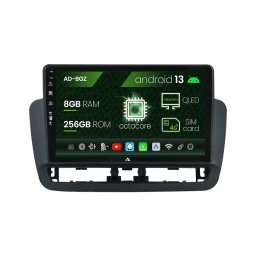 Navigatie Seat Ibiza IV (2014-2017), Android 13, Z-Octacore 8GB RAM + 256GB ROM, 9 Inch - AD-BGZ9008+AD-BGRKIT062