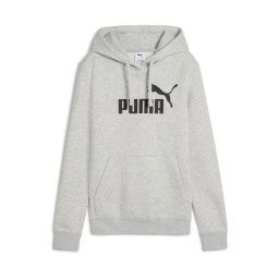PUMA Hanorac sport 'ESS No. 1' gri deschis / negru