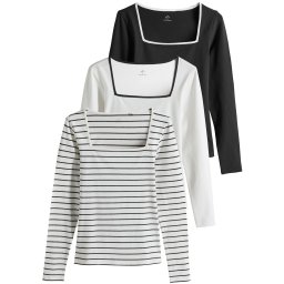 The Set Tricou negru / alb