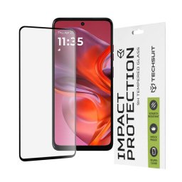 Folie sticla Motorola Moto E15 / G05 Techsuit 111D Full Glue Full Cover, negru