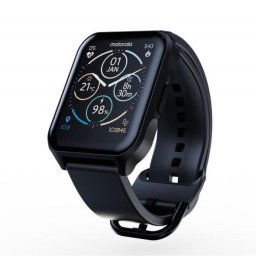 Smartwatch Motorola Moto Watch 70, Ecran IPS LCD 1.69", Bluetooth, Android/iOS, Monitorizare somn, Integrare Google Fit, IP67, Negru