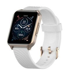 Smartwatch Motorola Moto Watch 70, Ecran IPS LCD 1.69", Bluetooth, Android/iOS, Monitorizare somn, Integrare Google Fit, IP67, Roz-Auriu