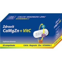 Zdrovit Calciu +Magneziu+Zinc+Vitamina C