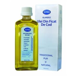 Ulei din ficat de cod natural 240ml