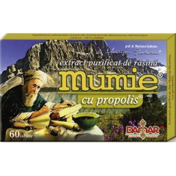 Extract Purificat de Rășină Mumie cu Propolis x 60 tb
