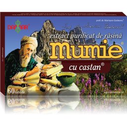 Mumie extract rasina+castan x 60 cpr, Damar