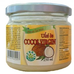 Ulei cocos virgin presat la rece 250ml