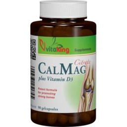 Ca+Mg+Vitamina D lichid citrat 90cps