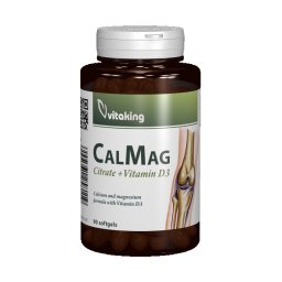 Citrat de Calciu-Magneziu cu vitamina D 90 cps