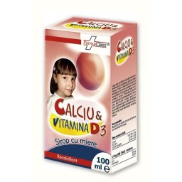 Calciu & Vitamina D3 sirop 100ml