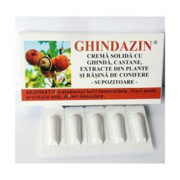 Ghindazin supozitoare 1,5g x 10