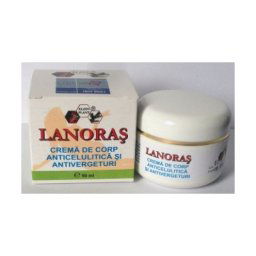 Lanoras crema anticelulitica si antivergeturi 50ml