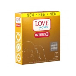 Prezervative Love Plus Intens 3buc