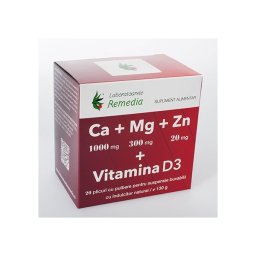 Ca+Mg+Zn+Vitamina D3 20dz