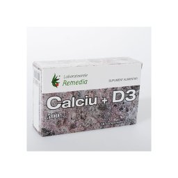 Calciu + D3 500mg 30cpr