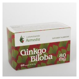 Ginkgo Biloba 80mg 60cps