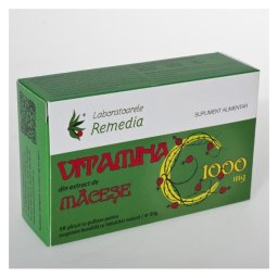 Vitamina C 1000mg - macese 10dz