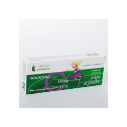 Vitamina C 100mg - fructe de padure 20cpr