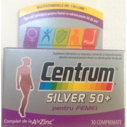 Centrum Silver 50+ femei x 30 cpr, Pfizer